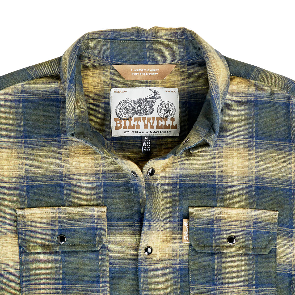 Biltwell Hi Test Flannel - Moss