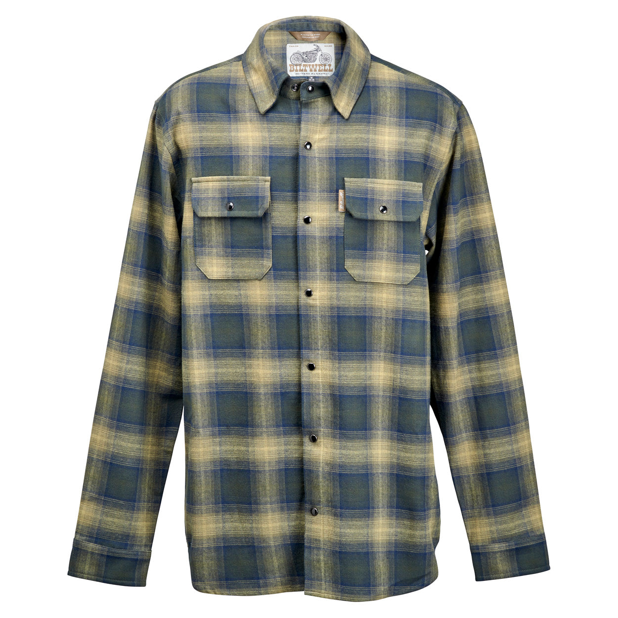 Biltwell Hi Test Flannel - Moss