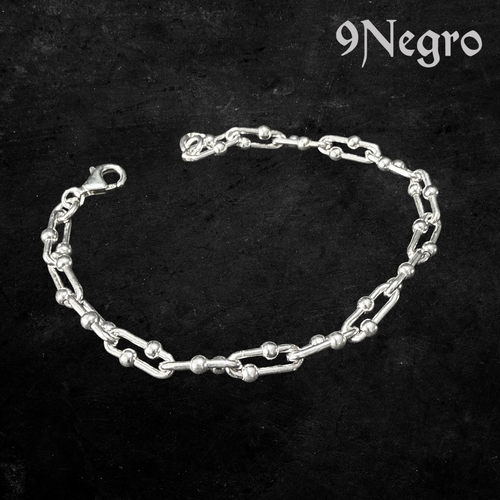 906 - Pulsera de Plata .925 | 9 Negro