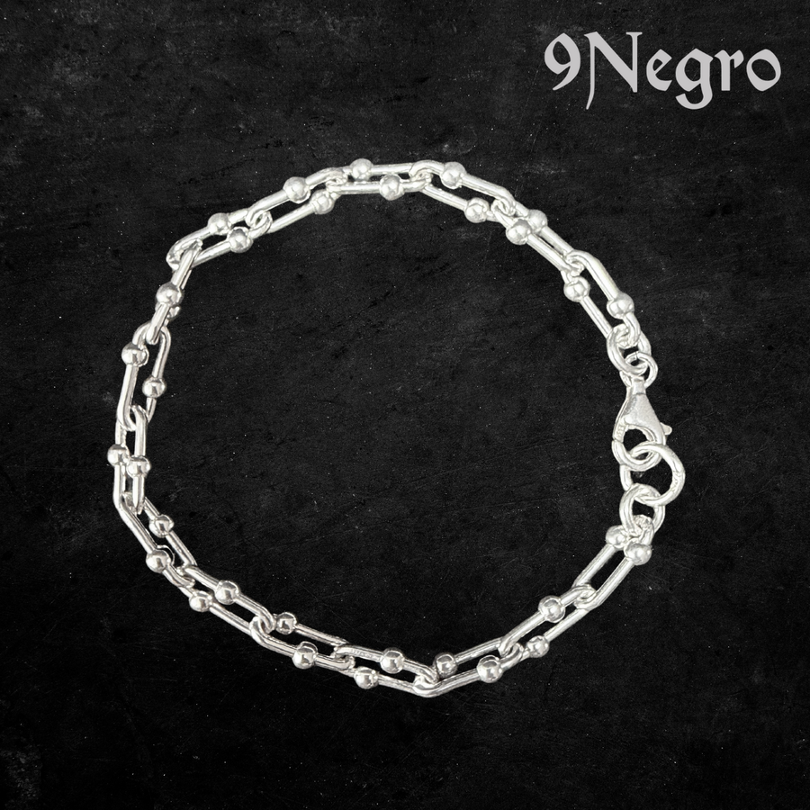 906 - Pulsera de Plata .925 | 9 Negro — vista 1