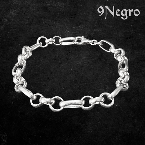 908 – Pulsera de Plata .925 | 9 Negro