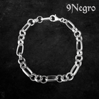 908 – Pulsera de Plata .925 | 9 Negro
