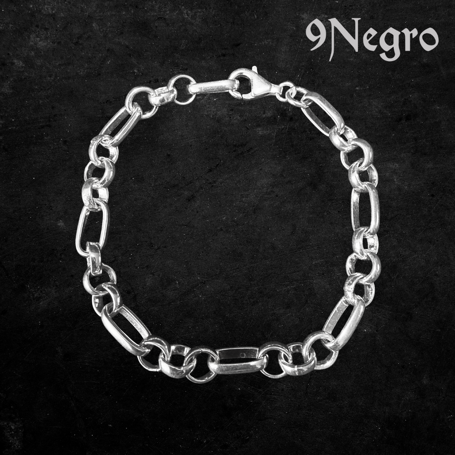 908 – Pulsera de Plata .925 | 9 Negro — vista 1