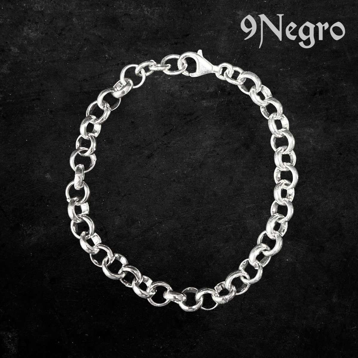 909 – Pulsera de Plata .925 | 9 Negro