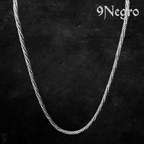 910 - Cadena de Plata .925 | 9 Negro