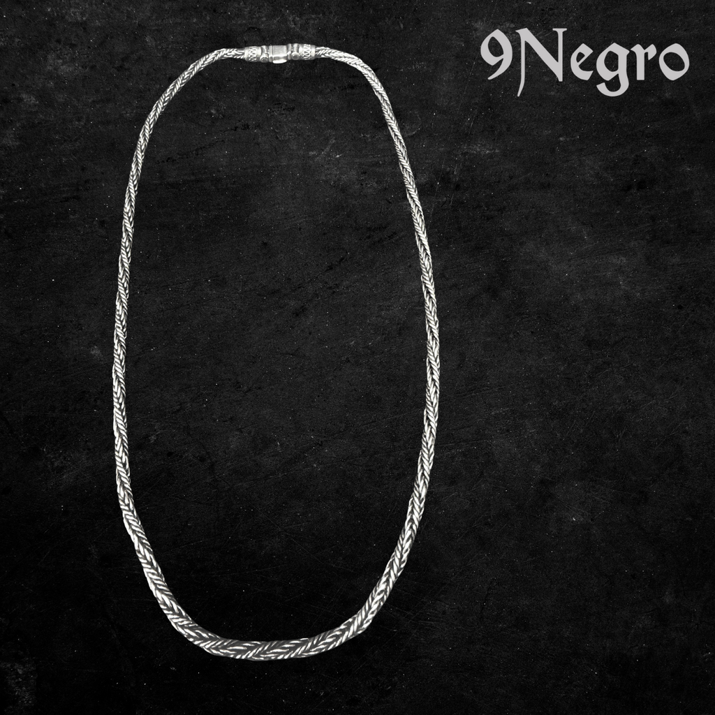 910 - Cadena de Plata .925 | 9 Negro