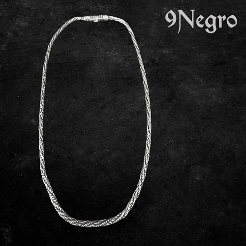 910 - Cadena de Plata .925 | 9 Negro