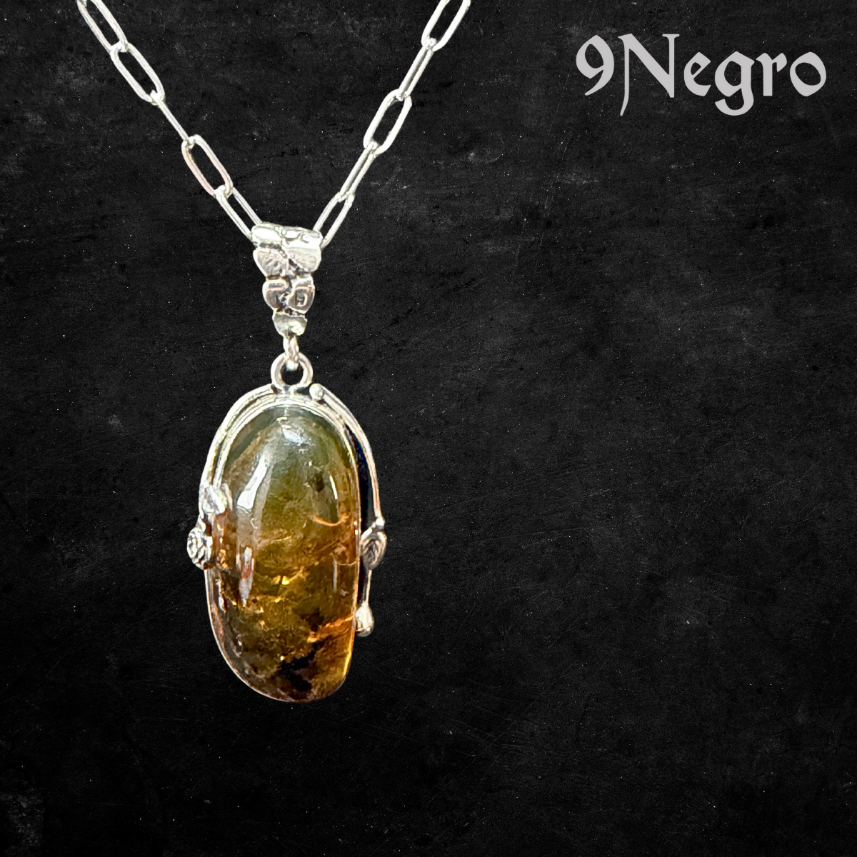 912 - Dije de Plata .925 | 9 Negro — vista 3