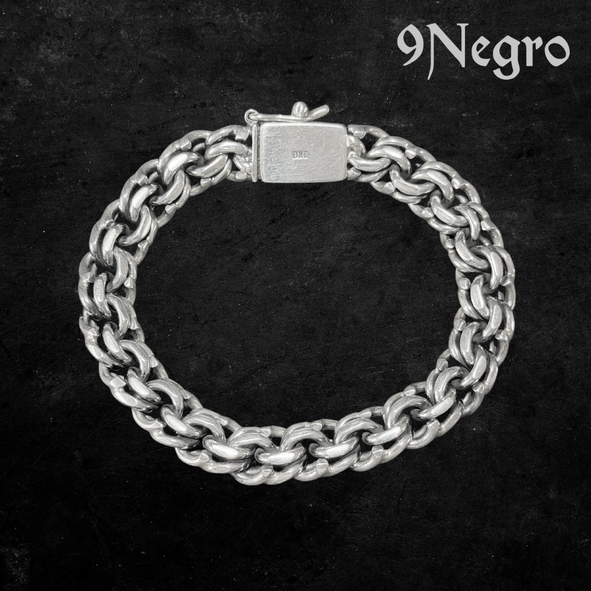 933 - Pulsera de Plata .925 | 9 Negro