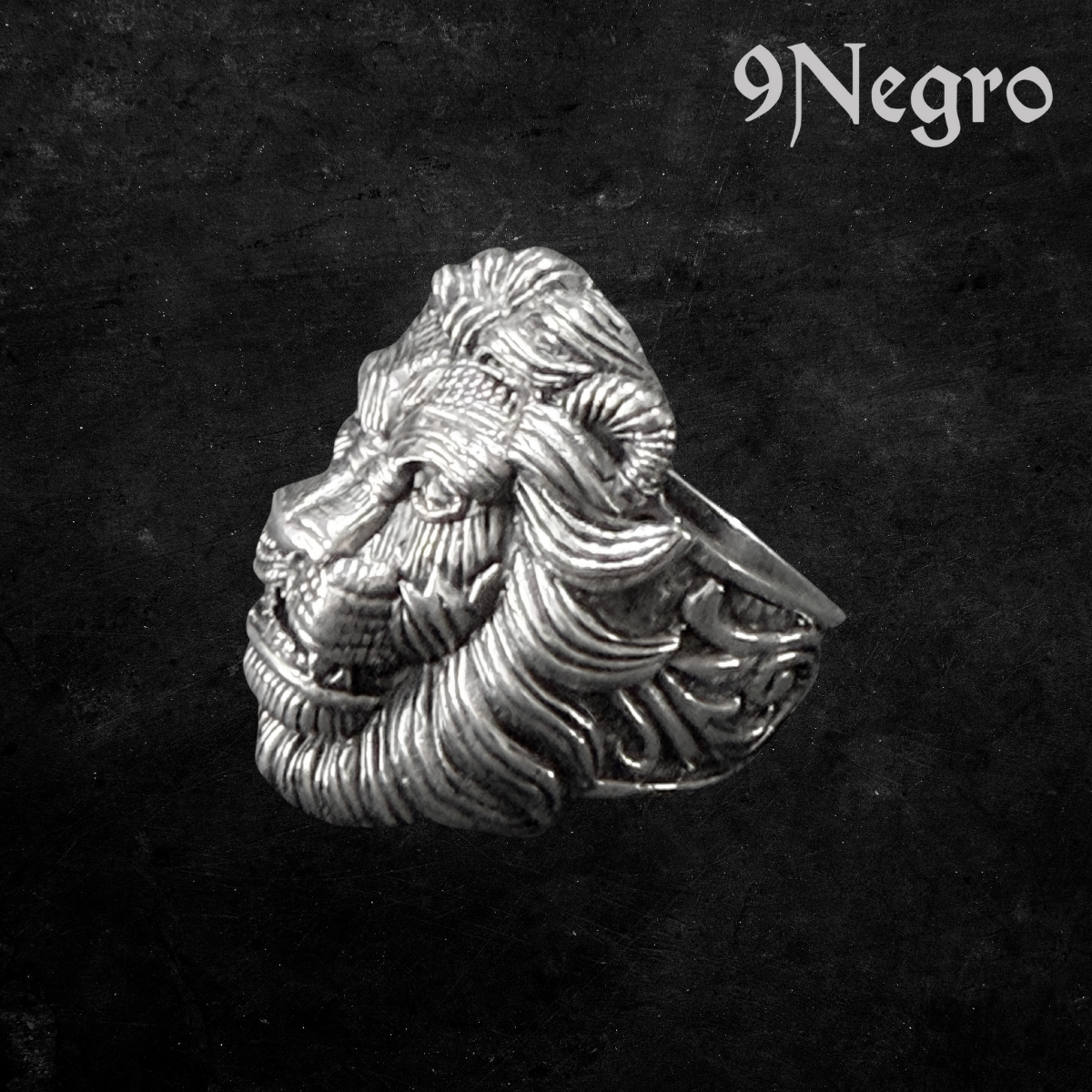 942 - Anillo de Plata .925 | 9 Negro — vista 1