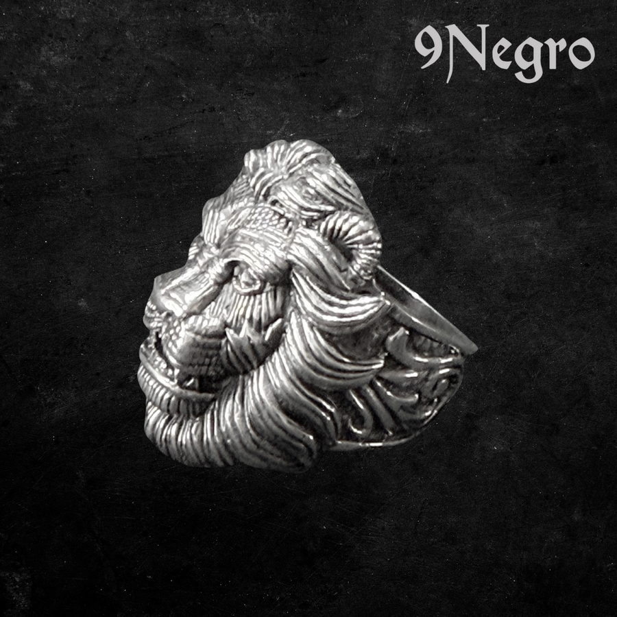942 - Anillo de Plata .925 | 9 Negro — vista 1