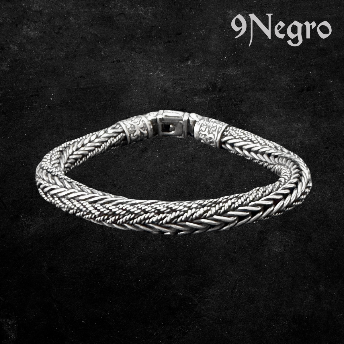 952 - Pulsera de Plata .925 | 9 Negro