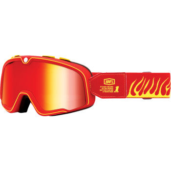 Goggle 100% Barstow Death Spray – Red Mirror Lens