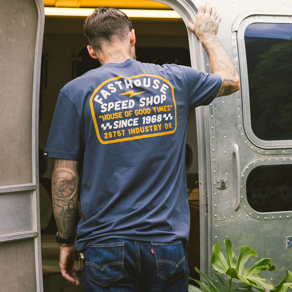 FASTHOUSE Junction Tee - Indigo