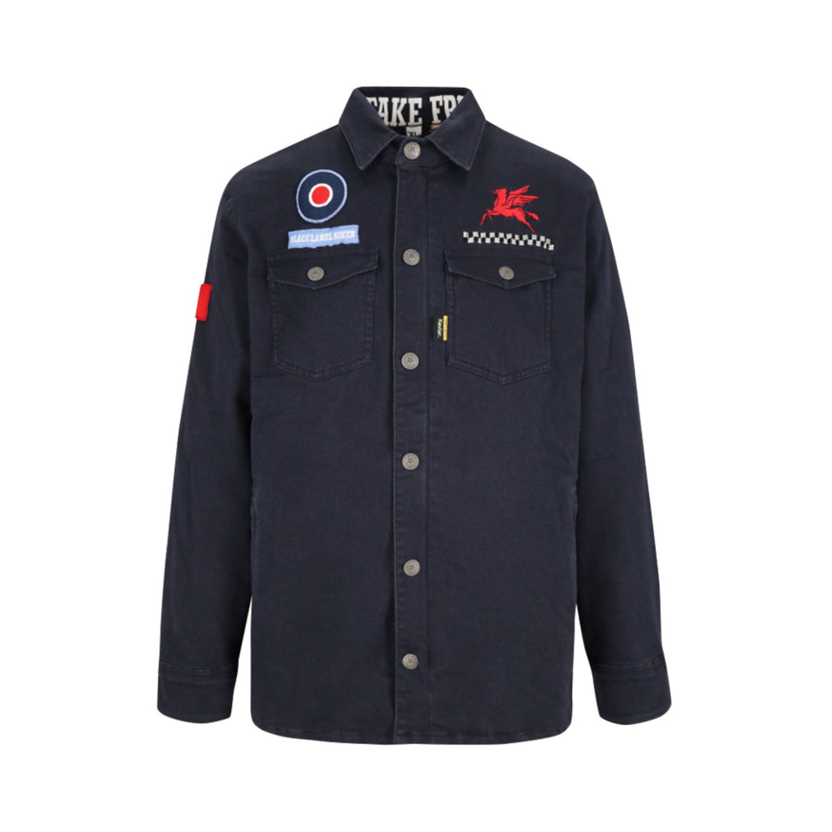 Black Label Biker Chamarra Isle of Man — vista 1