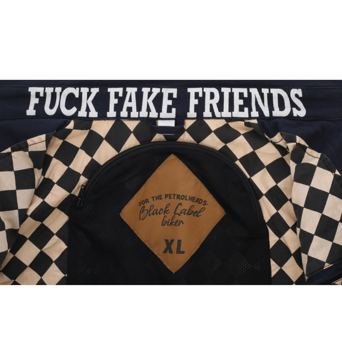 Black Label Biker Chamarra Isle of Man — vista 4