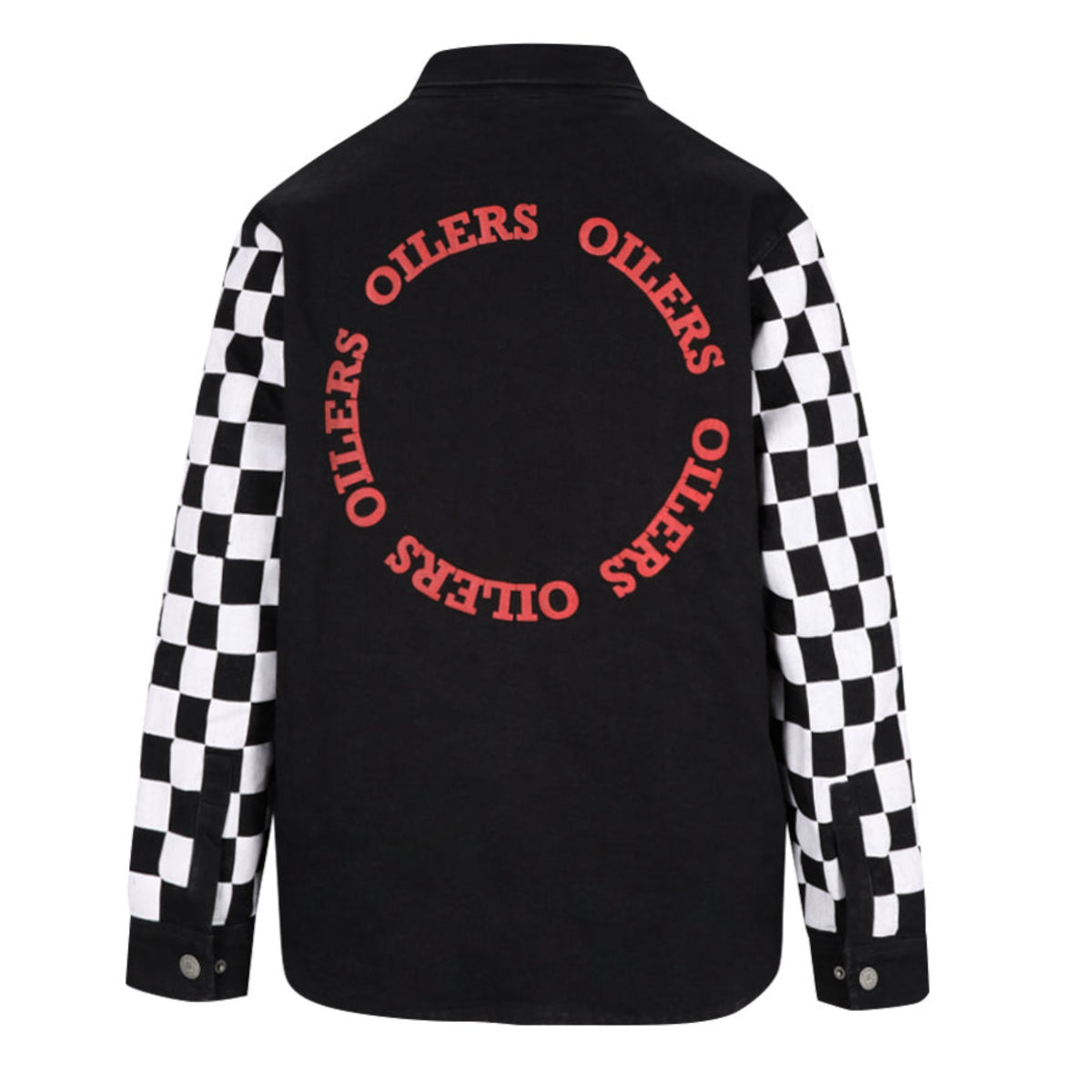 Black Label Biker Chamarra Oilers Riders — vista 2