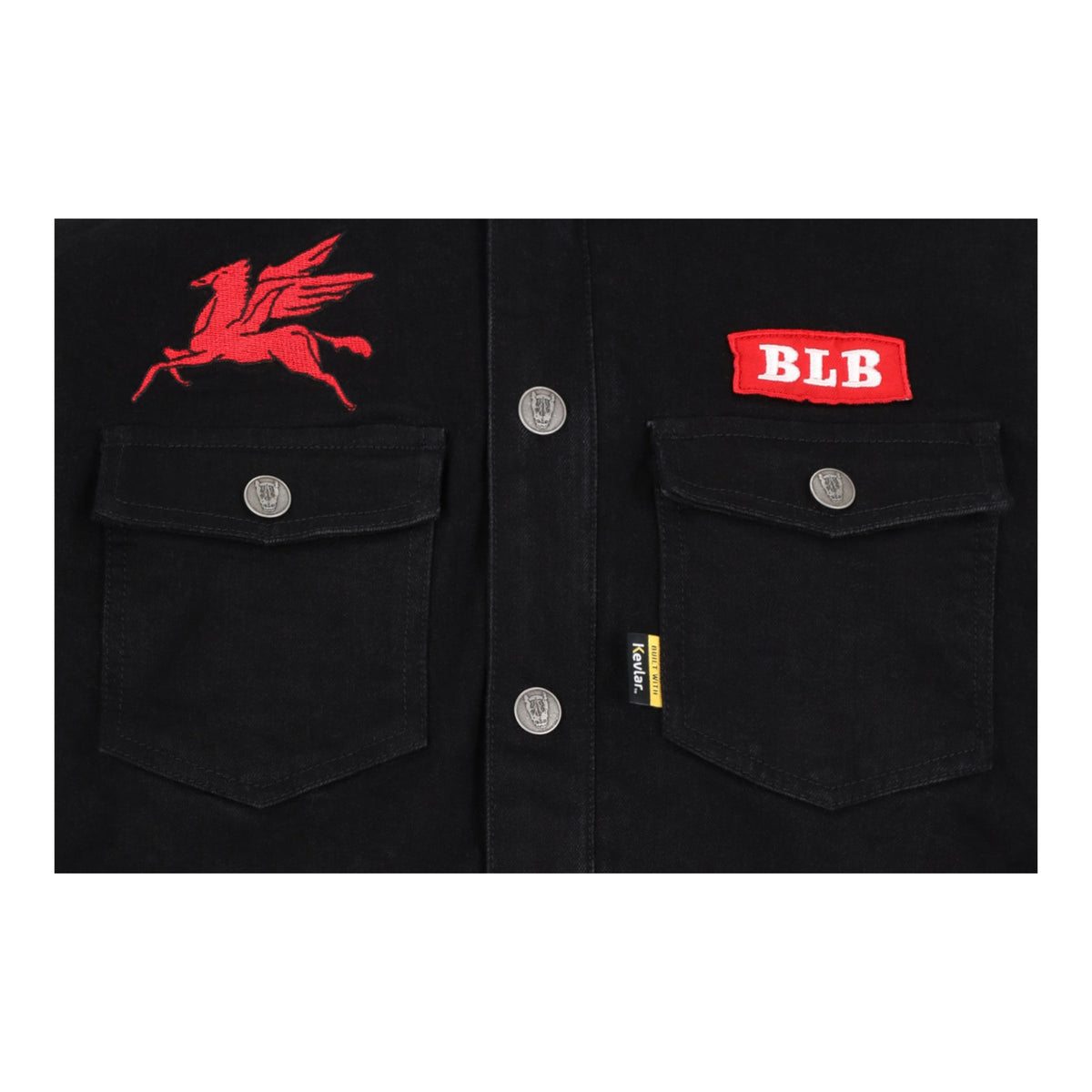 Black Label Biker Chamarra Oilers Riders — vista 4