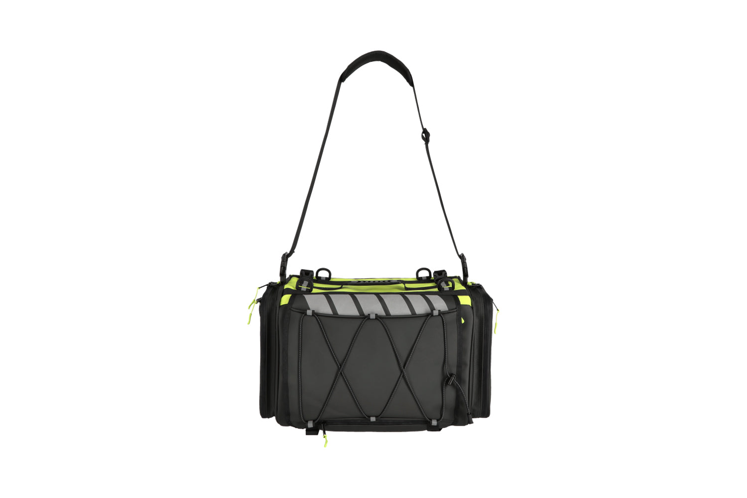 Black Label Biker  Born in the Road Travel Bag 35L - Verde Limón