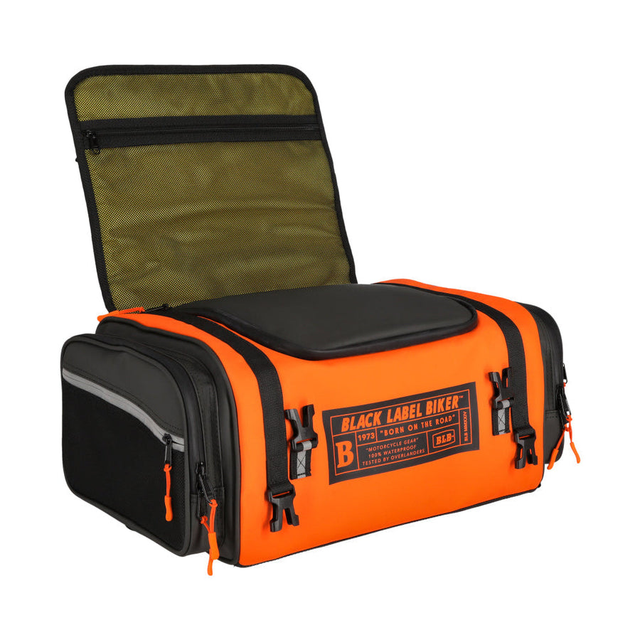 Black Label Biker  Born in the Road Travel Bag 35L - Naranja — vista 1