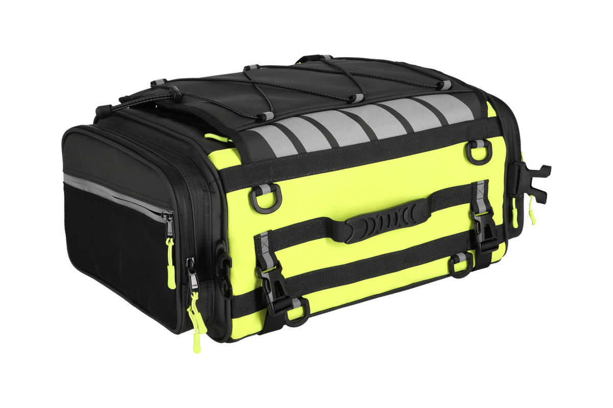 Black Label Biker  Born in the Road Travel Bag 35L - Verde Limón — vista 2