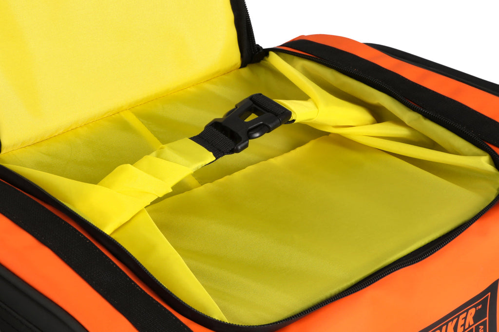 Black Label Biker  Born in the Road Travel Bag 35L - Naranja