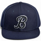 Biltwell Script B Snap Back - Navy