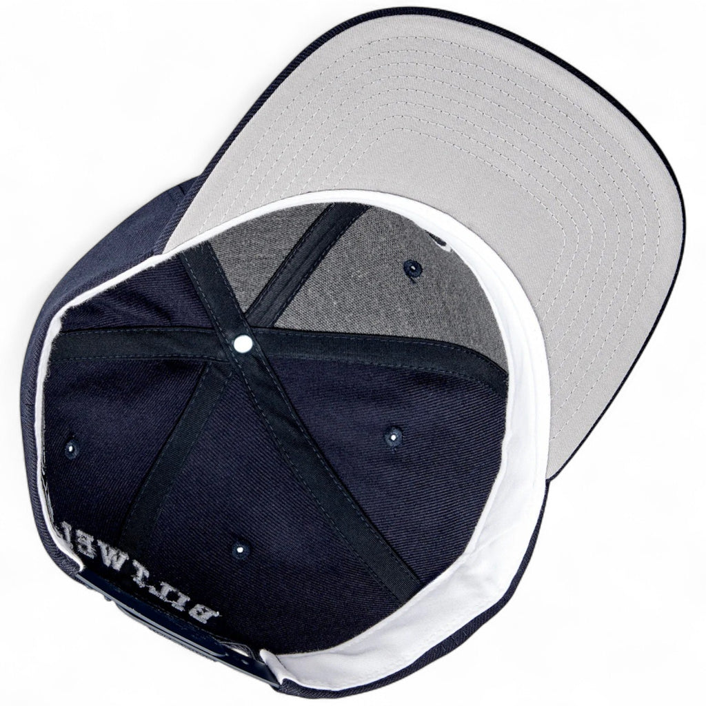 Biltwell Script B Snap Back - Navy
