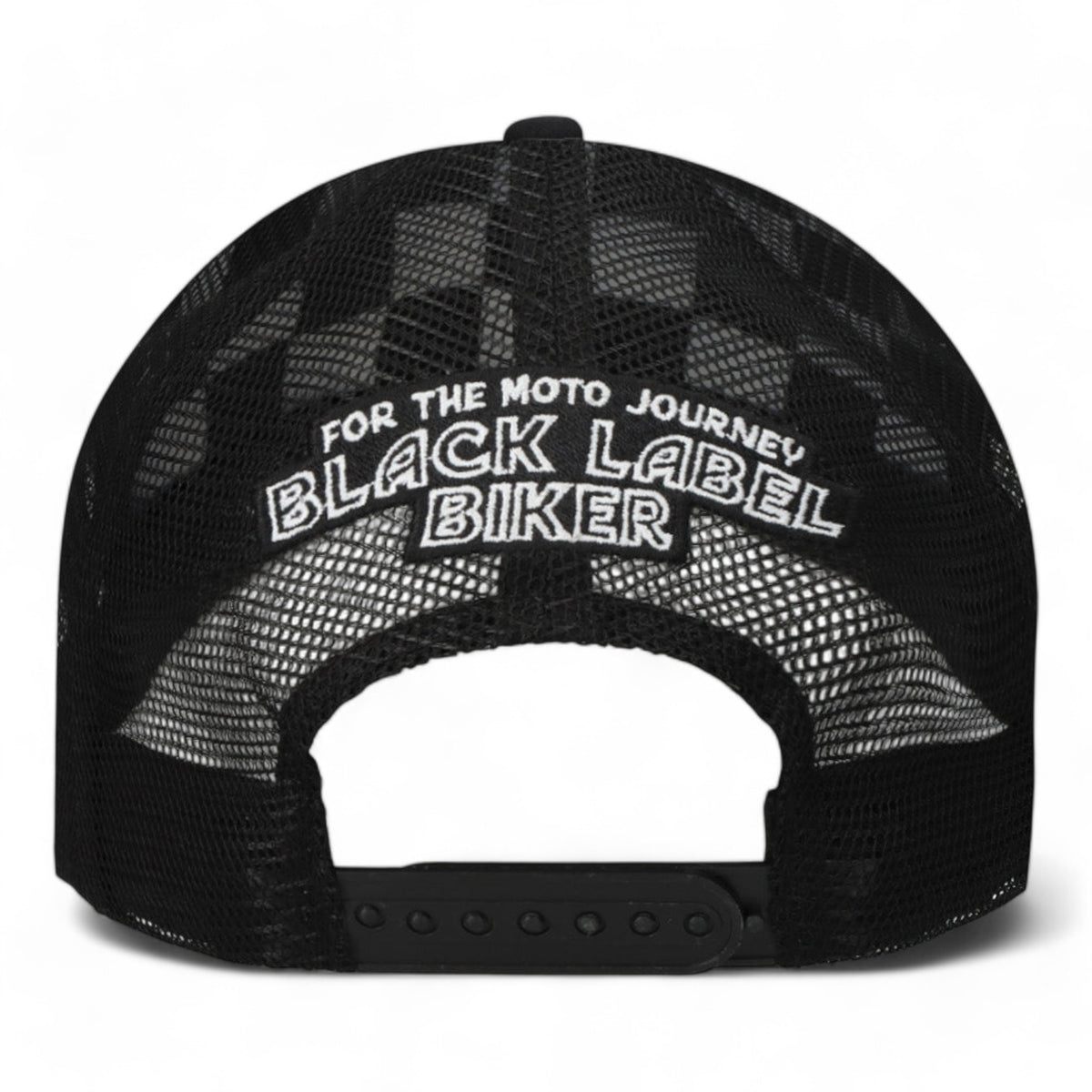 Black Label Biker Gorra Checkers — vista 3