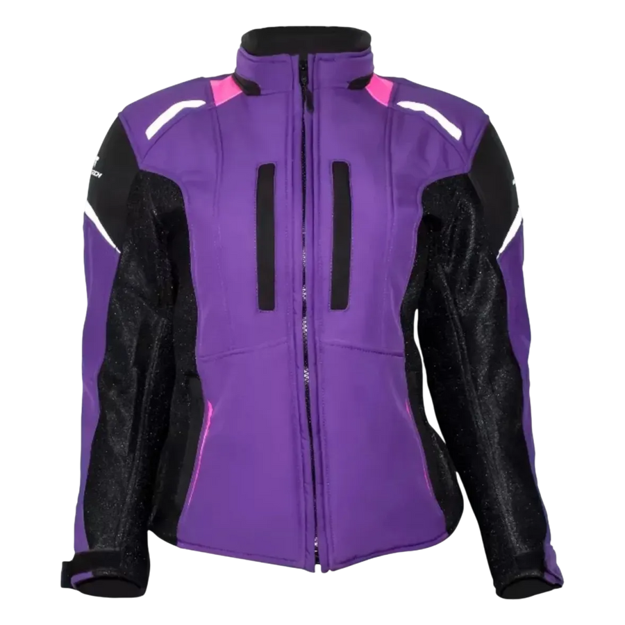 Hebotech HT Jacket Luzern Softshell Woman Purple — vista 1