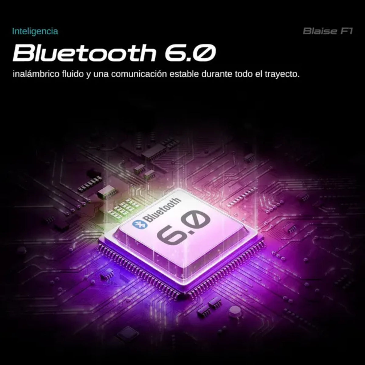 Blaise F1 - Manos Libres Bluetooth 6.0 para Casco