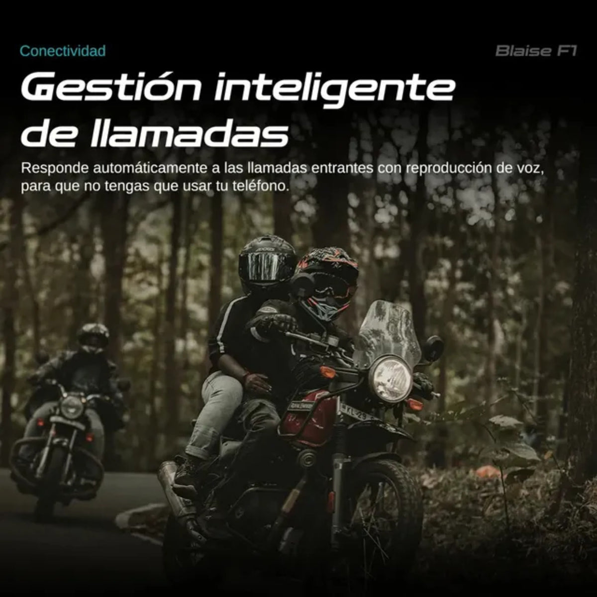 Blaise F1 - Manos Libres Bluetooth 6.0 para Casco