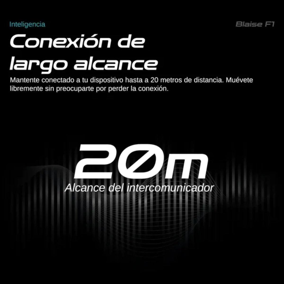 Blaise F1 - Manos Libres Bluetooth 6.0 para Casco