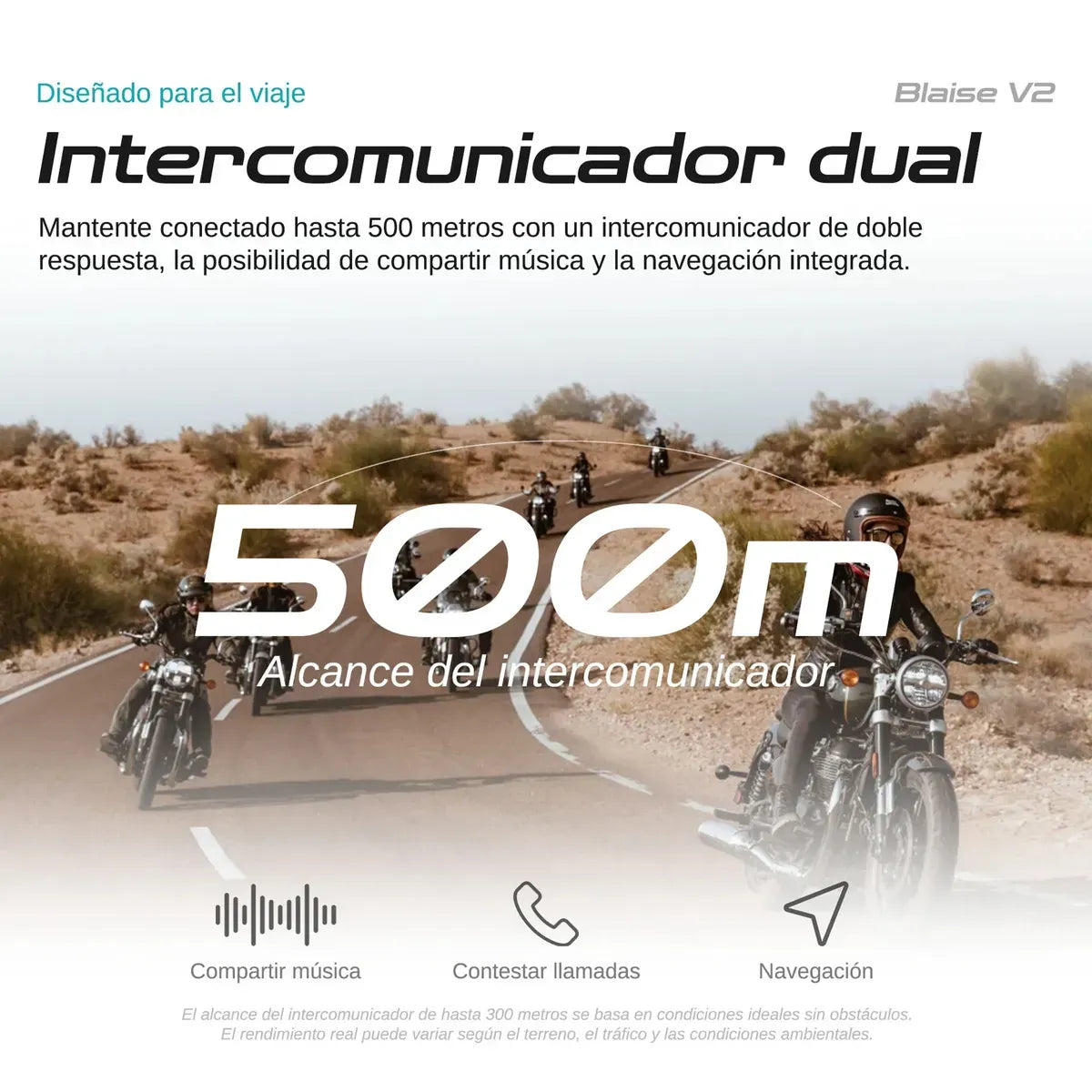 Blaise V2 - Duo Pack – Intercomunicadores Bluetooth 5.3