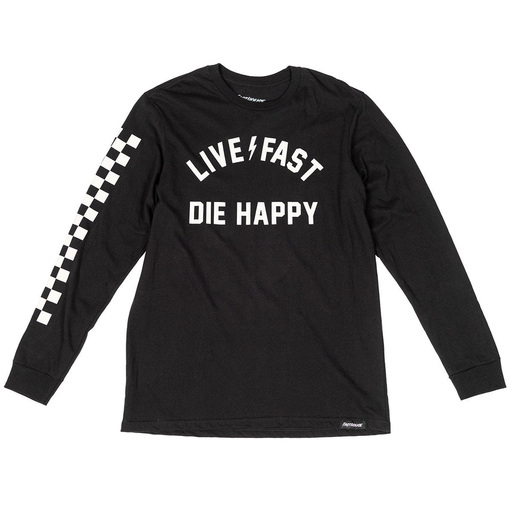 Fasthouse Die Happy LS Tee – Black