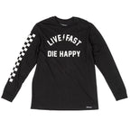 Fasthouse Die Happy LS Tee – Black