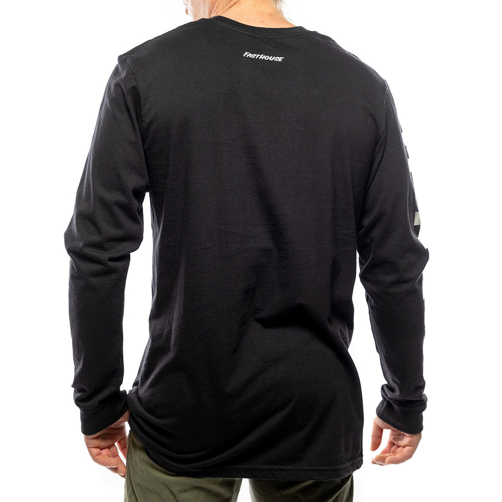 Fasthouse Die Happy LS Tee – Black