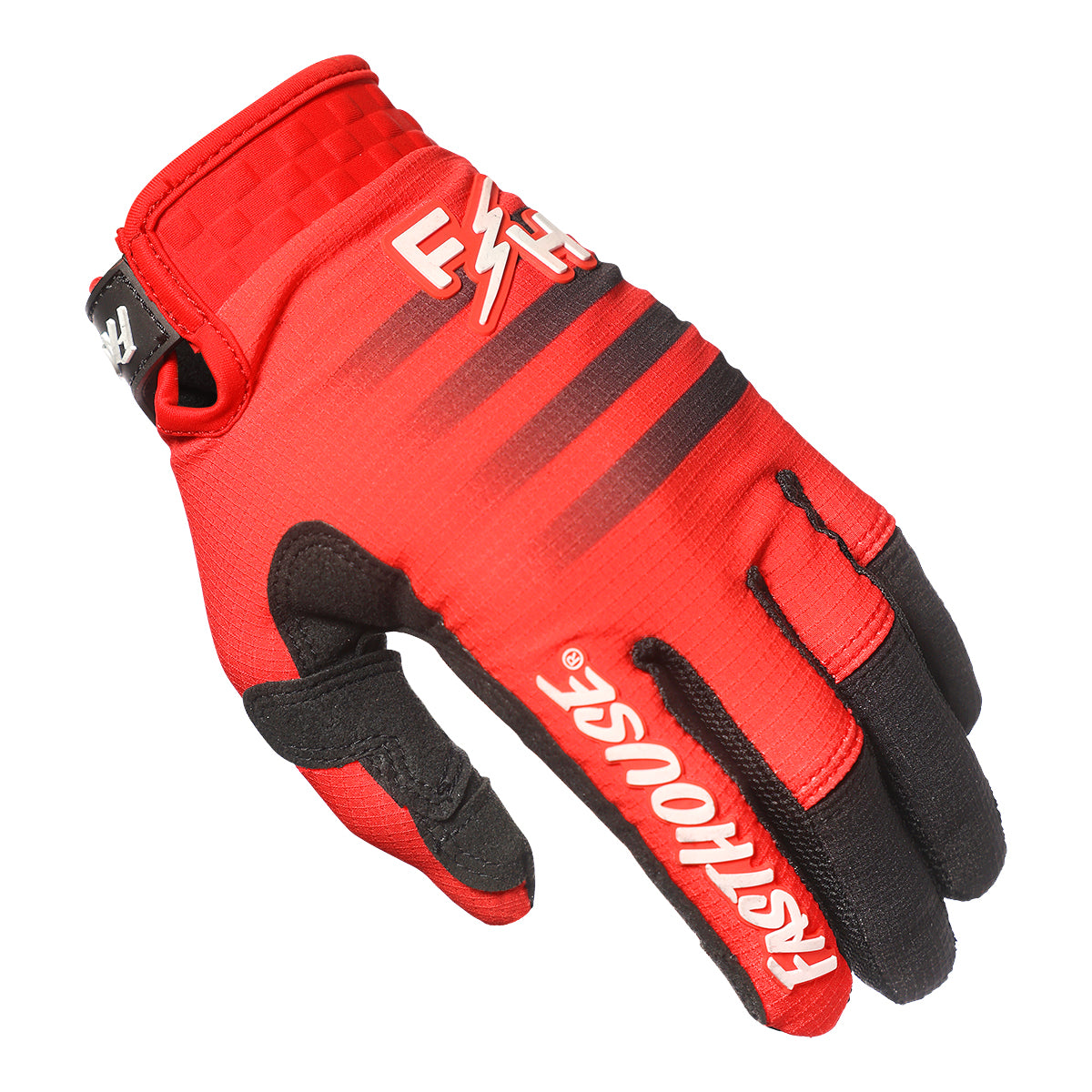 FASTHOUSE Elrod HyperSonic Glove - Red — vista 3