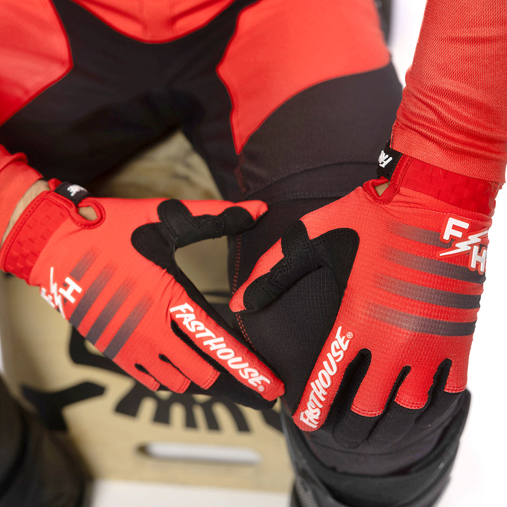 FASTHOUSE Elrod HyperSonic Glove - Red
