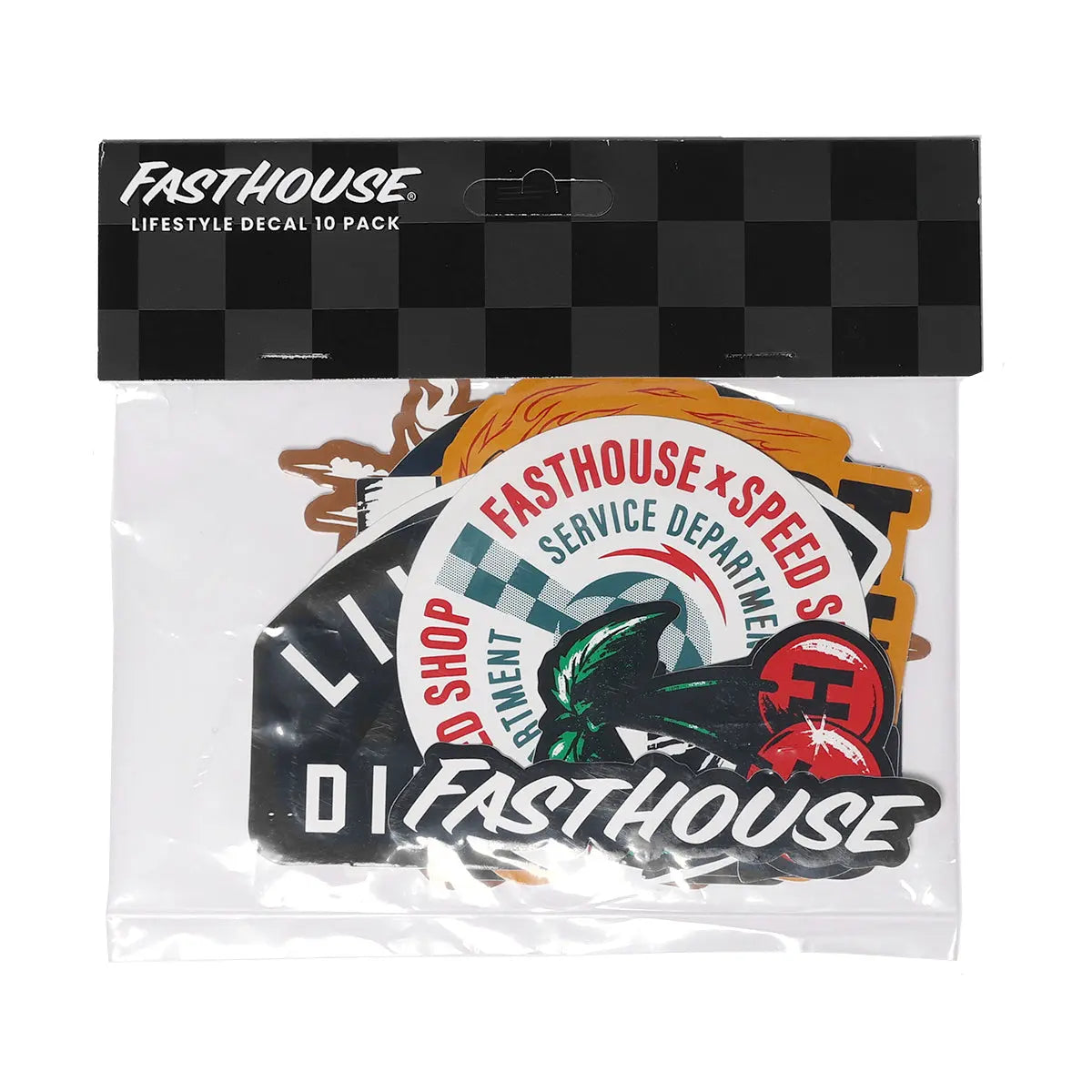 Fasthouse Fall 25 Decal – Pack de 10 Stickers