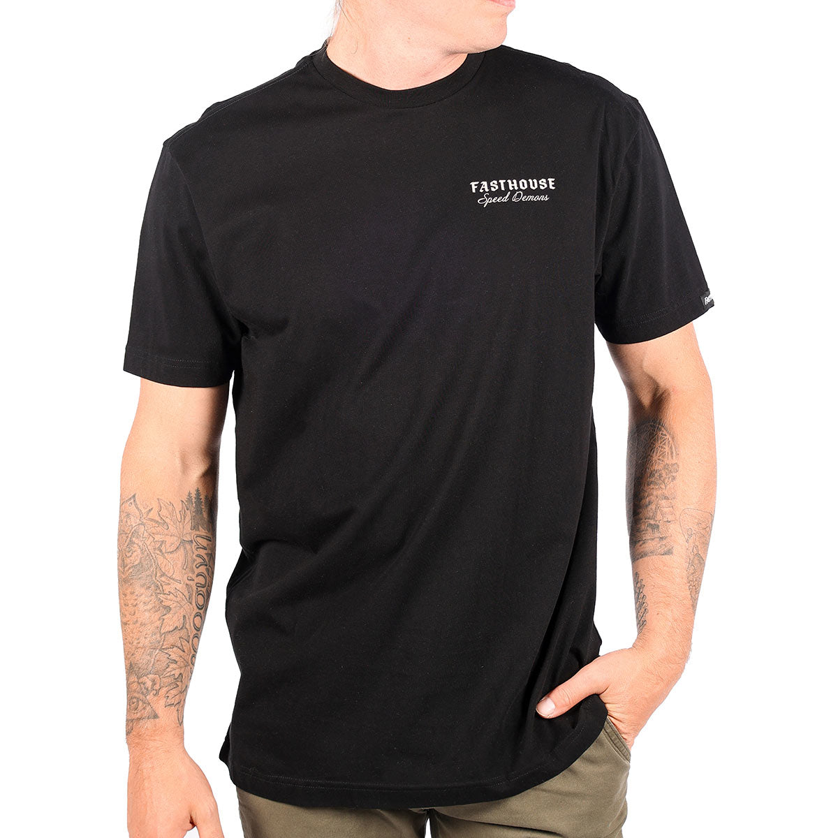 Fallen Tee - Black | FASTHOUSE — vista 4