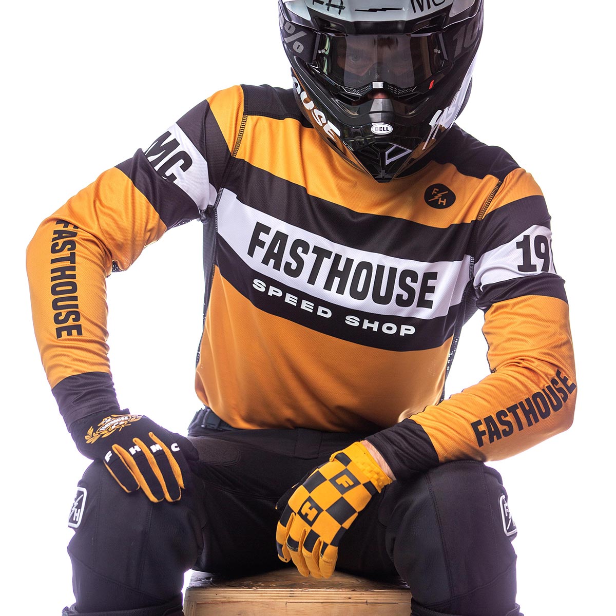 Fasthouse Grindhouse Analogue Jersey – Vintage Gold