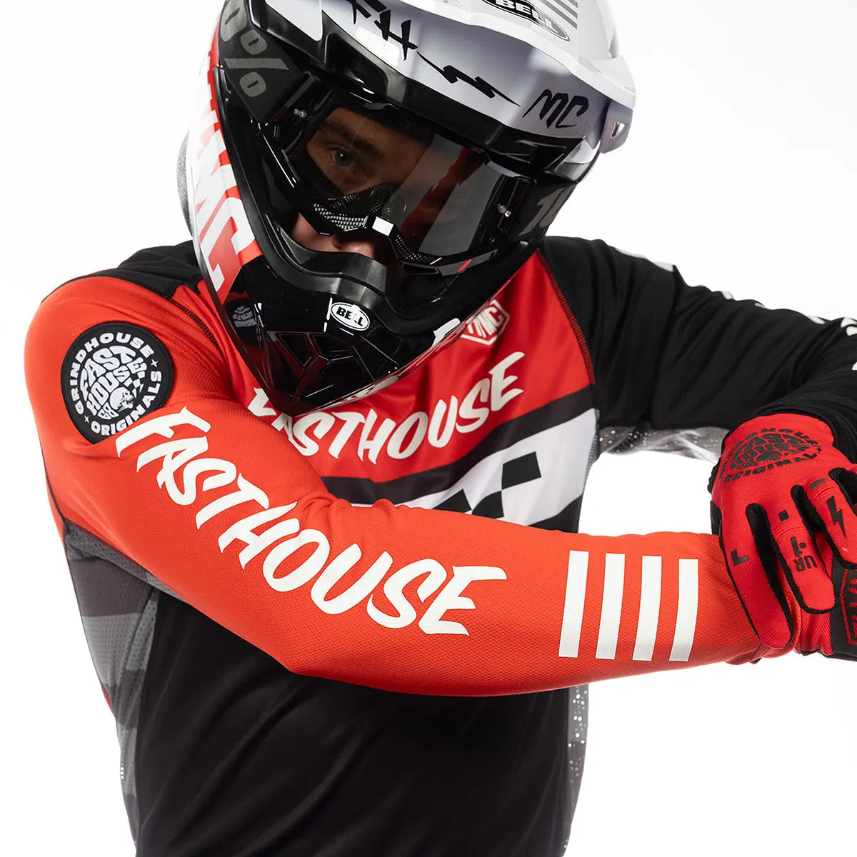 Fasthouse Grindhouse Atomic Jersey – Racing Red/Black