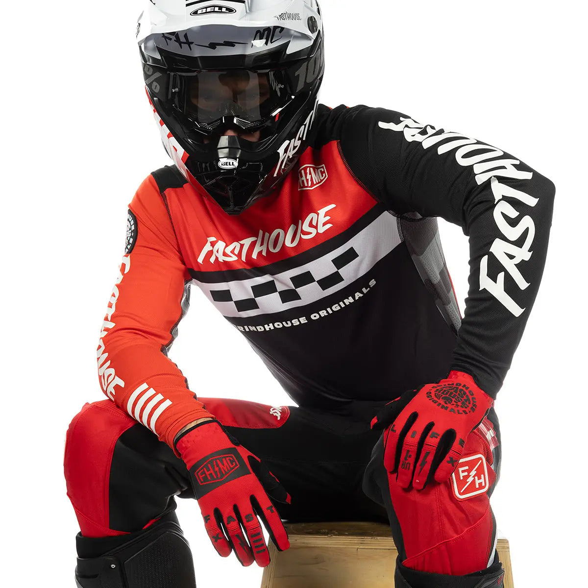 Fasthouse Grindhouse Atomic Jersey – Racing Red/Black