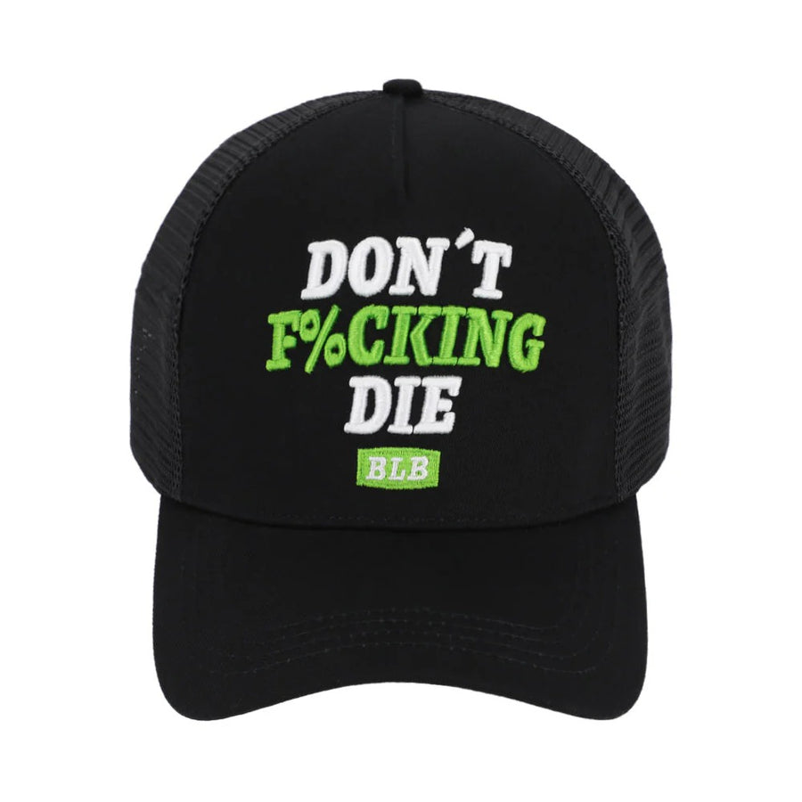 Black Label Biker Gorra Dont F%cking Die — vista 1