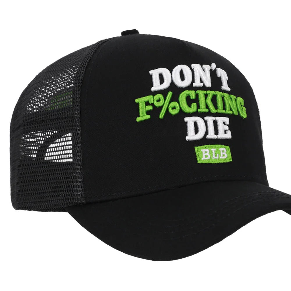 Black Label Biker Gorra Dont F%cking Die — vista 2