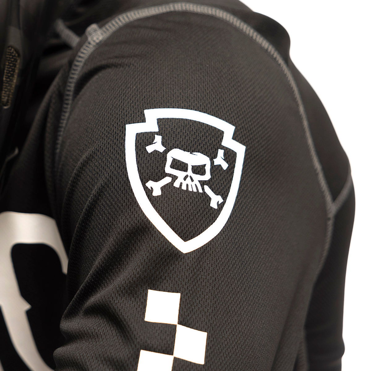 Fasthouse Grindhouse Cypher Jersey – Black — vista 4