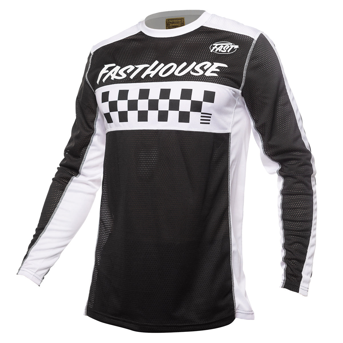 Grindhouse Waypoint Jersey, Black/White | FASTHOUSE