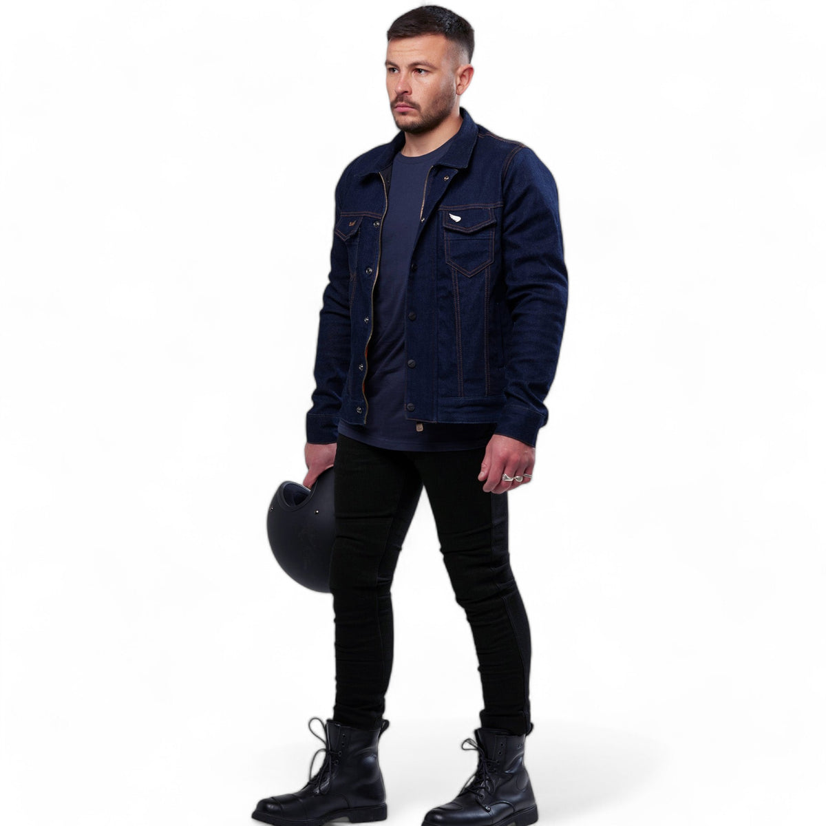 SA1NT  Engineered Classic Jacket | Blue — vista 3