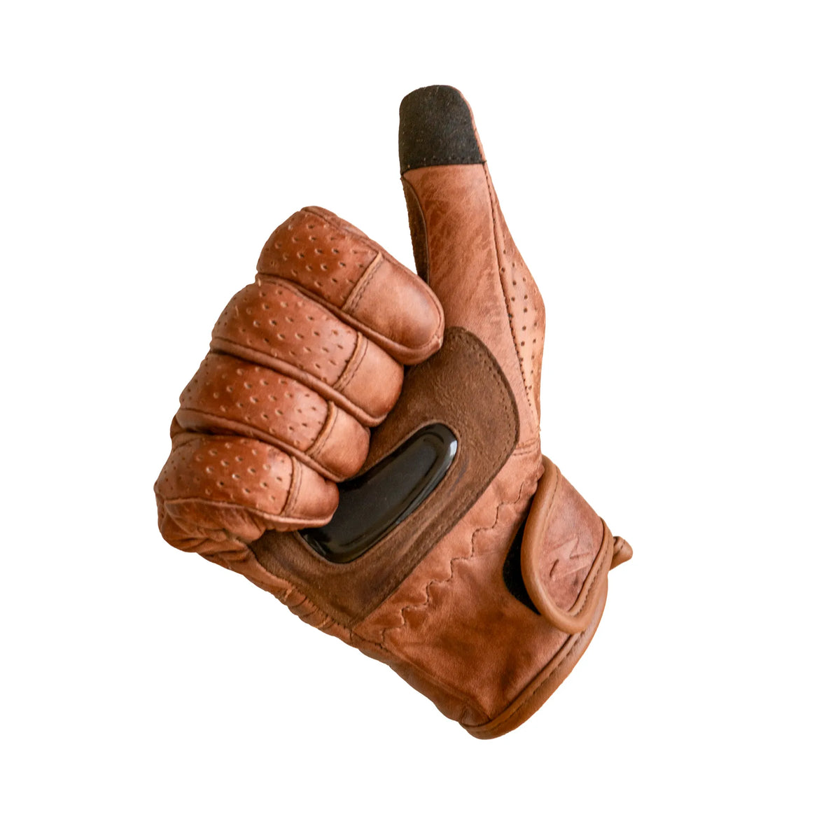 Guantes Ruta 40 Woman Brown – Machine Garage — vista 2